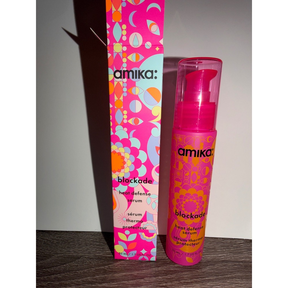 Amika Blockade Heat Defense Serum 1.7 oz‎ New in Box hair care discontinued